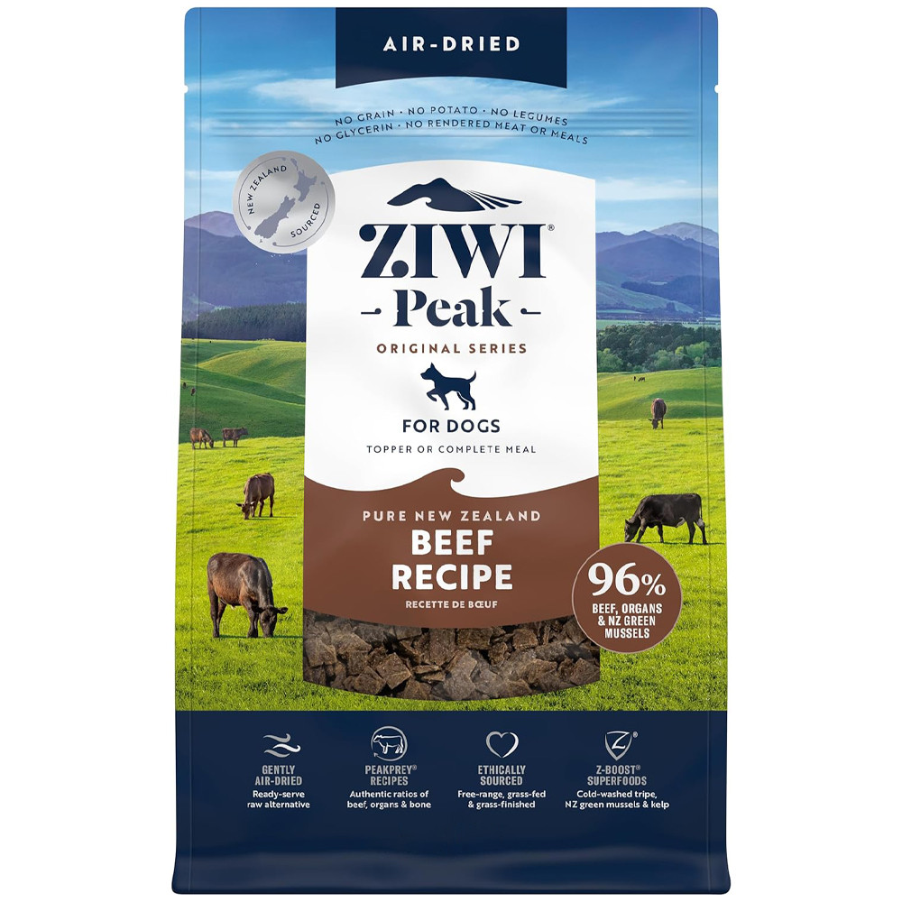 Ziwi Peak Air-Dried Dog Food - Recette Bœuf