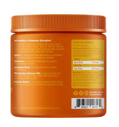 Zesty Paws Allergy & Immune Bites